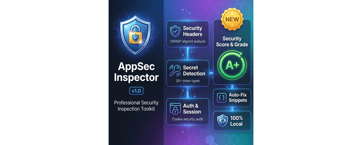 AppSec Inspector browser extension interface