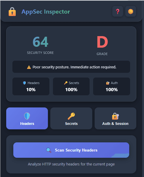 Security Headers Scan